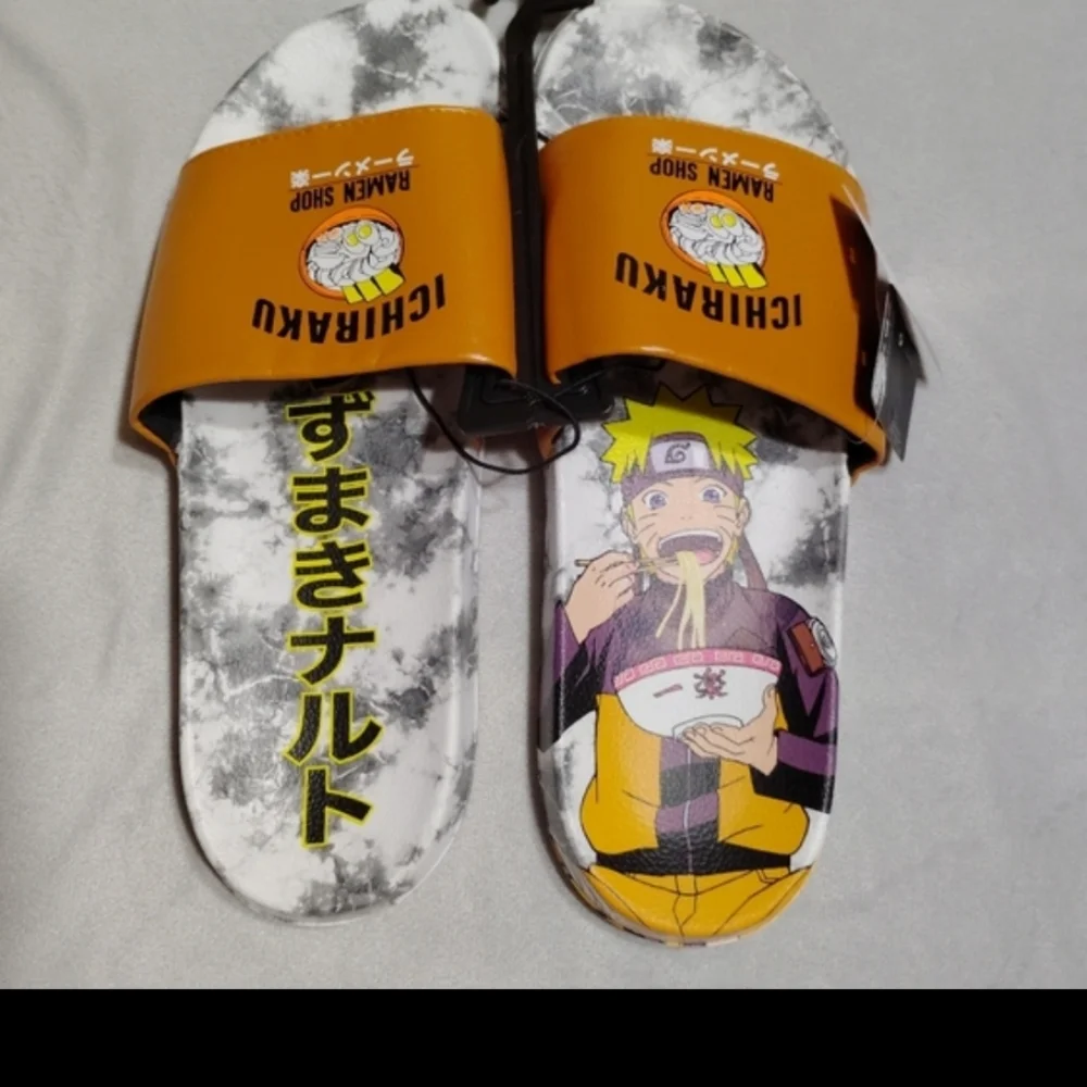 Naruto Men’s Ramen Sport Slide Sandals